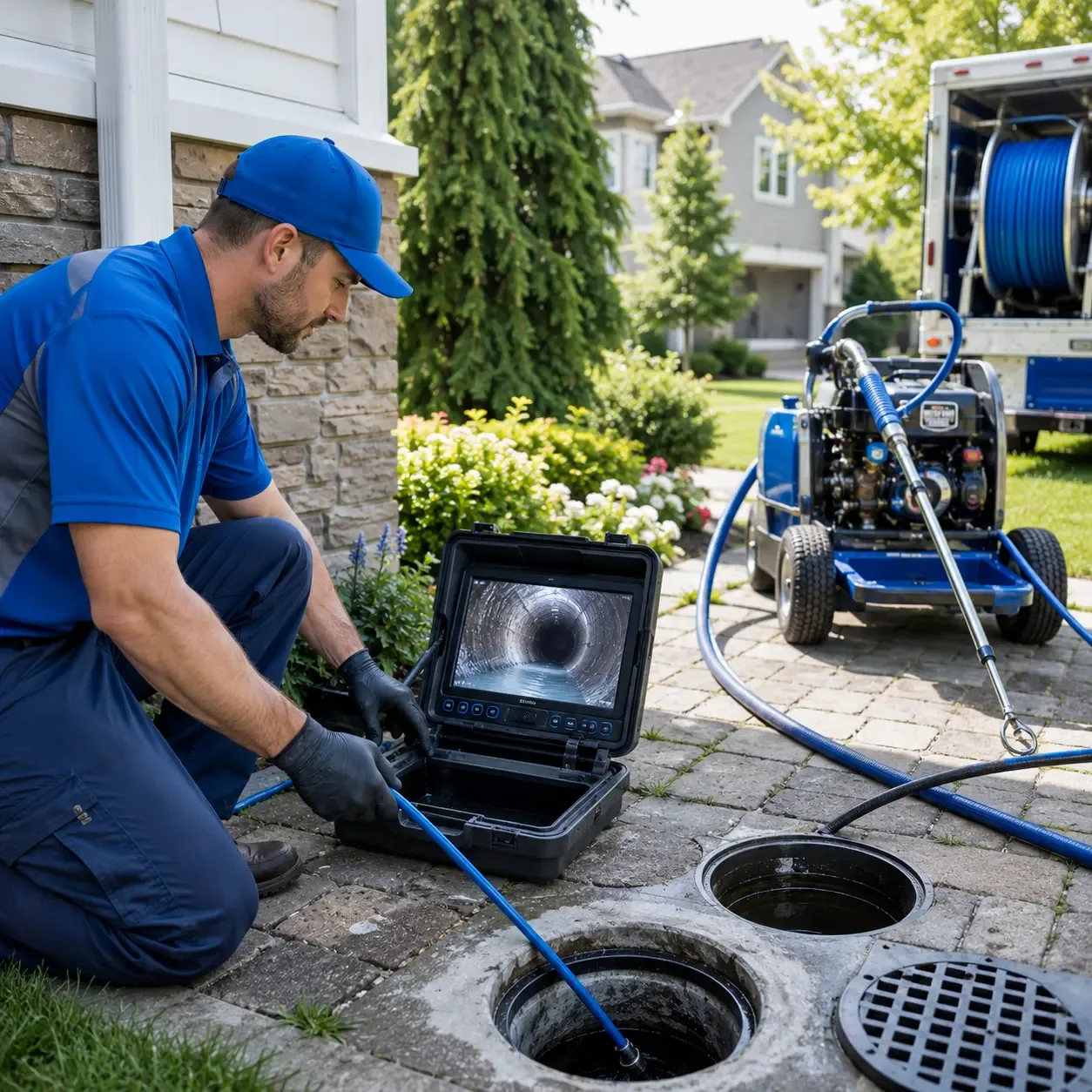 Outdoor drain cleaning professionals serving Mcleod, ND